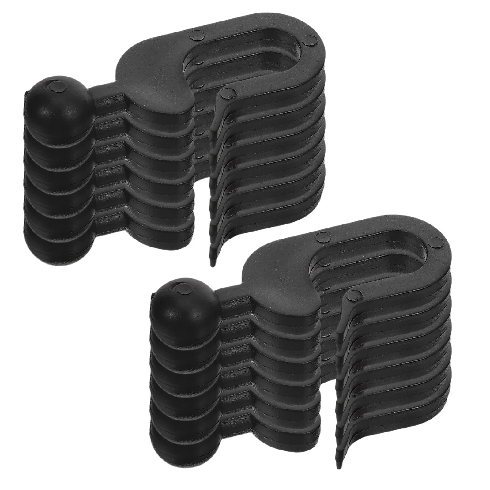 

50pcs Tent Shade Curtain Hooks Black Solar Mesh Clips For Outdoor Camping Rv Canopy Gazebo Accessories Lightweight Portable