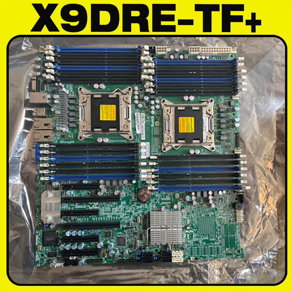 X9DRE-TF+ V1/V2 Family ECC DDR3 LGA2011 2 x16 E5-2600 For Supermicro Server Motherboard