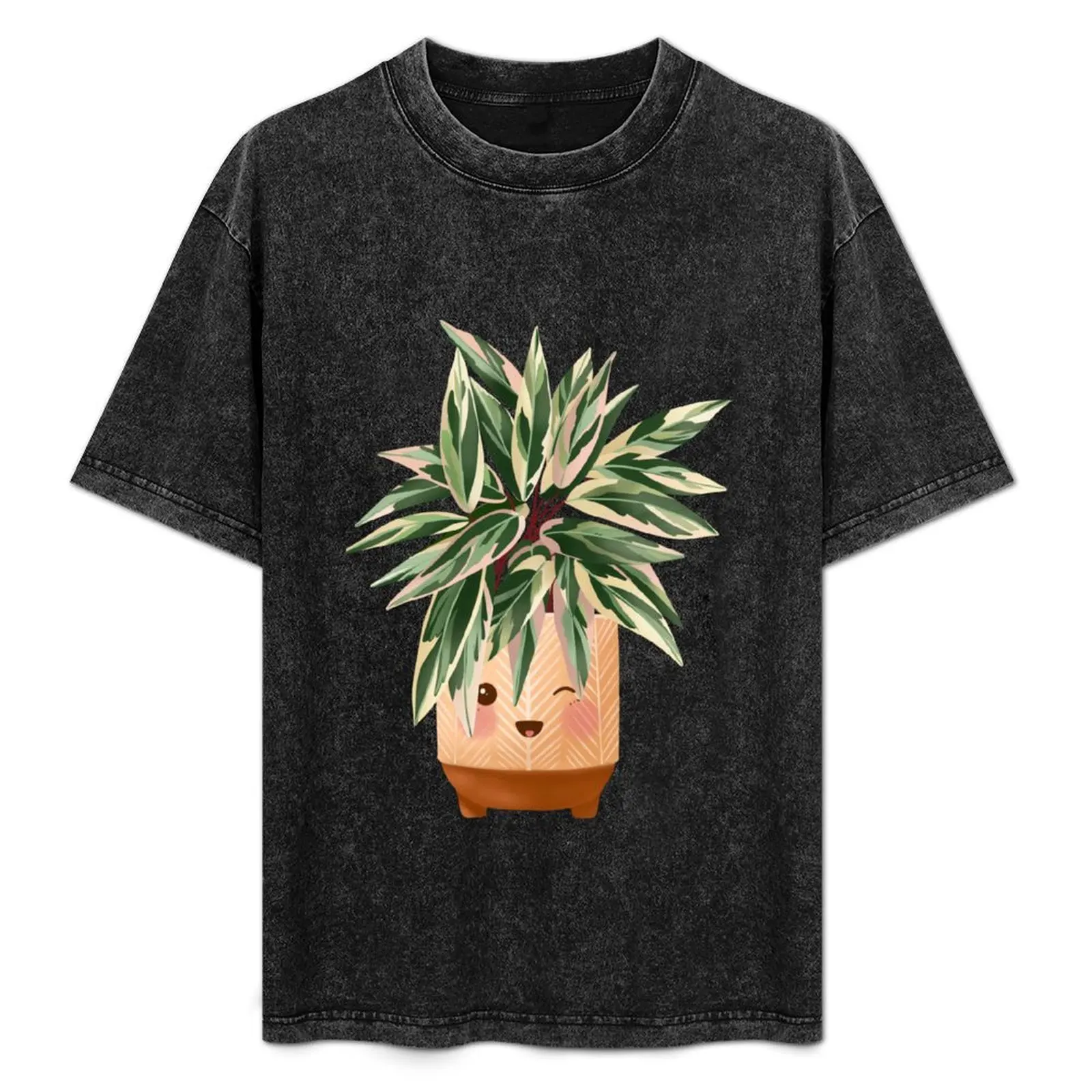Ilustración de planta linda, camiseta Calathea Triostar Illustration 5, camiseta ligera para deportes al aire libre