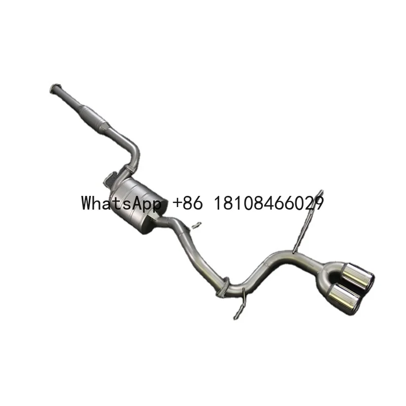 Factory Price Performance Automotive Exhaust System for Ford Focus ST 1.8T Exhaust Muffler With Exhaust tips