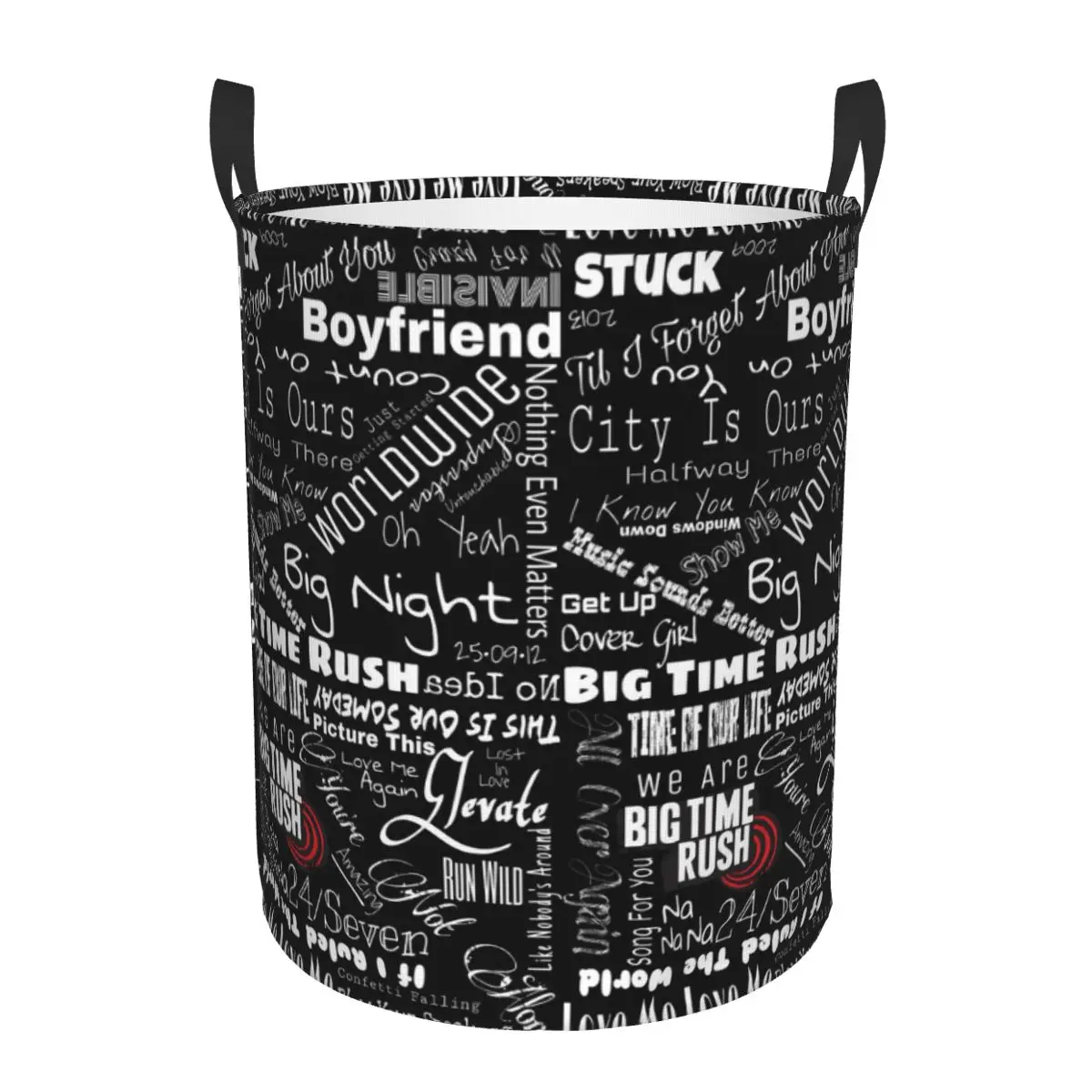 

Big Time Rush Band Корзины для грязного белья Складная большая водонепроницаемая корзина для хранения одежды для дома и детей