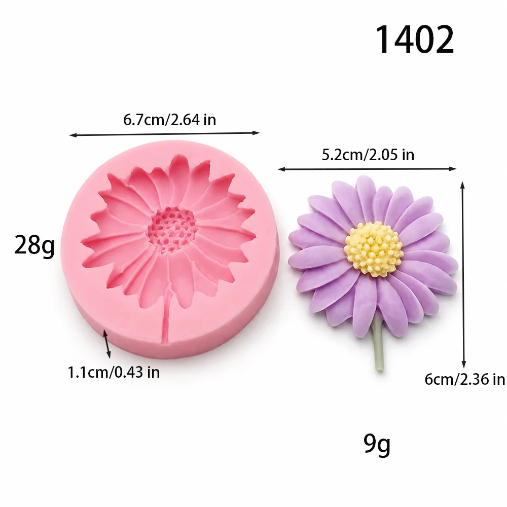Flower Silicone Candle Silicon - Resin Craft Ideas recension och pris