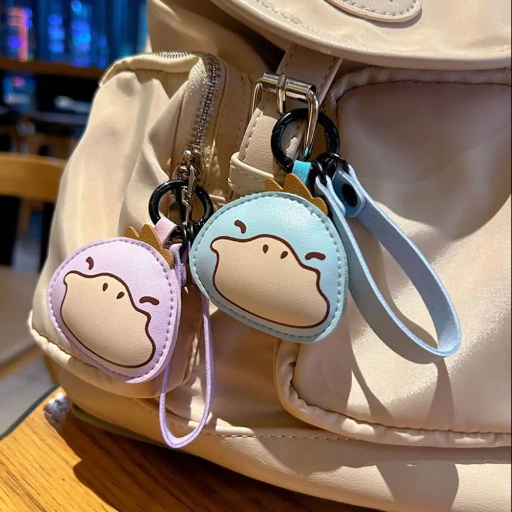 Resistant To Dirt Duckling Leather Keychain Cute Comfortable Hand Feel Funny Keychain Wear Resistant High Quality Leather