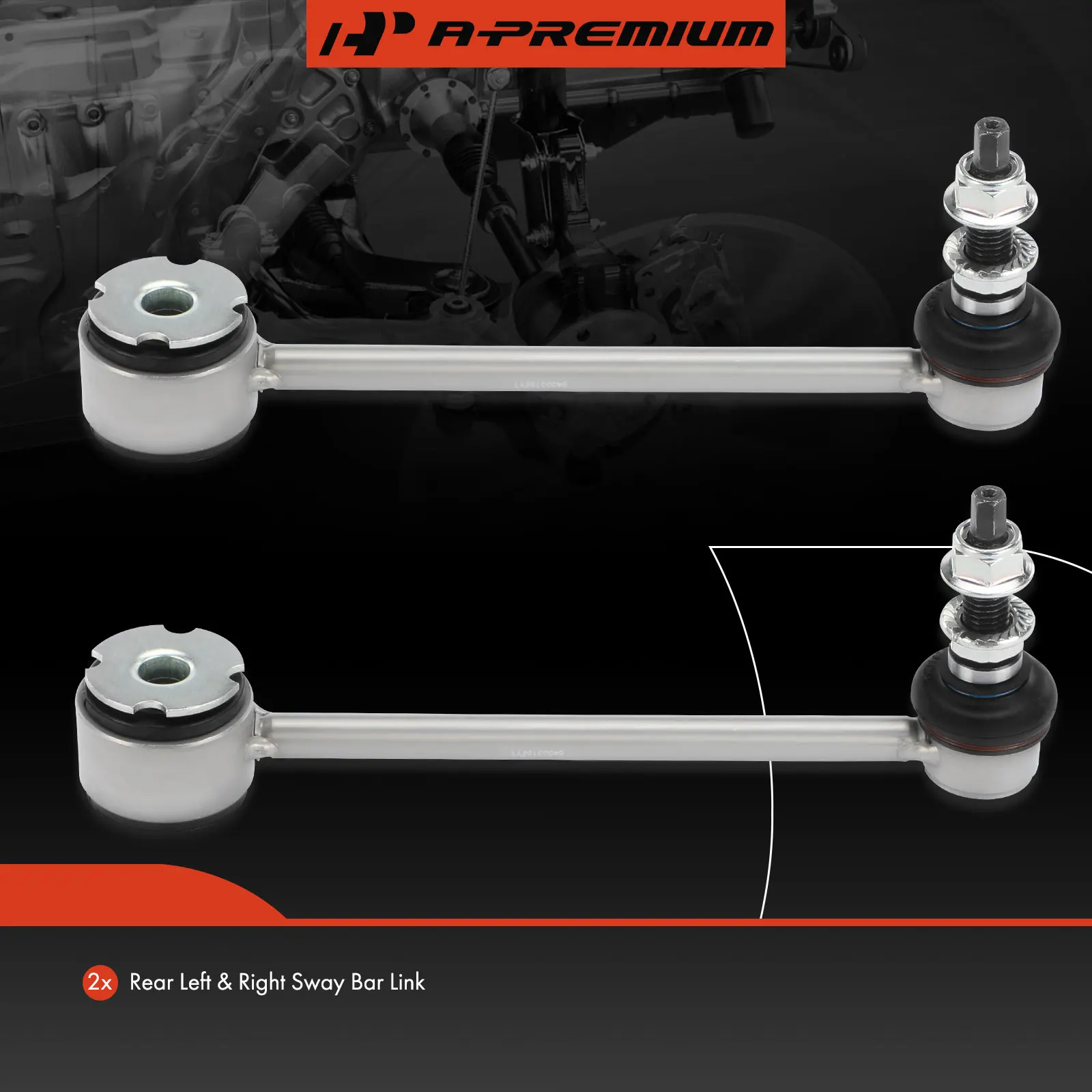 A-Premium 2x Rear Stabilizer Sway Bar Link for Chevrolet Tahoe Suburban 2021-2022 GMC Yukon 2021-2022 Cadillac Escalade 2021