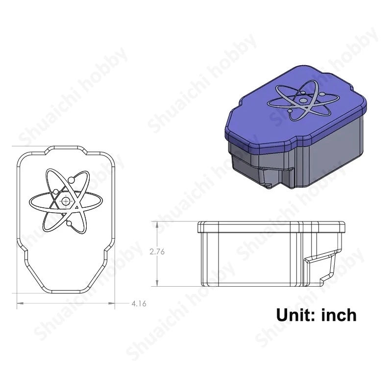 Étui de Protection de stockage, train d'atterrissage étendu, bâton de télécommande, accessoires modifiés pour Drone ATOM/ATOM 2 RC