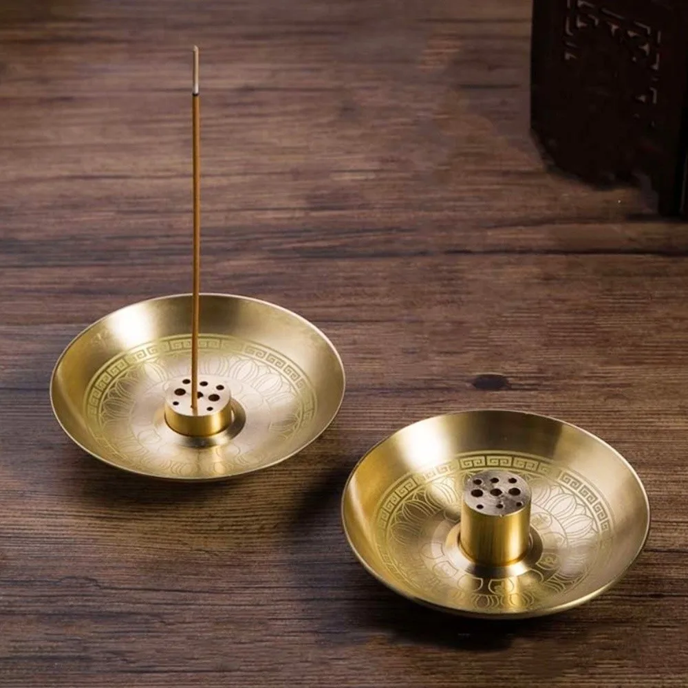 Stand Base 9 Hole Incense Holder Incense Tray Ash Catcher Round Incense Burner Burner Stand Home Fragrance Incense Stick Plate