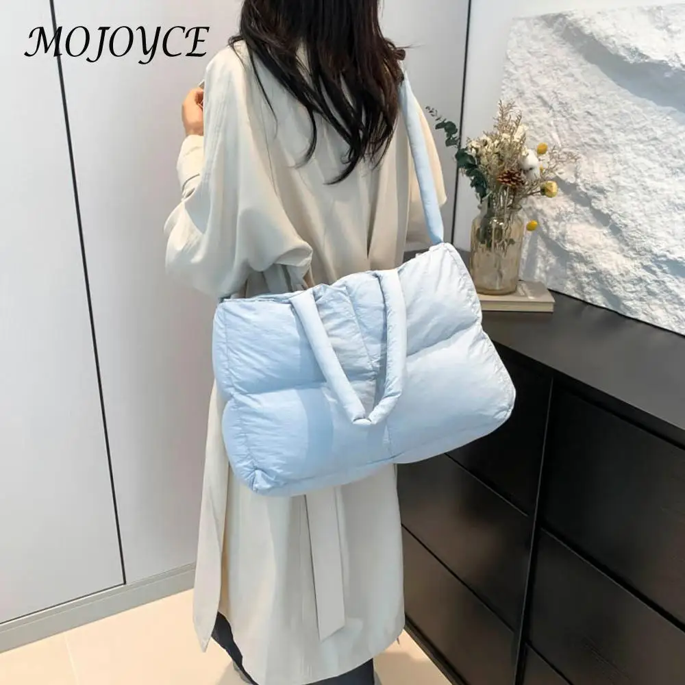 Puffer Einkaufstasche große geste ppte geschwollene Handtasche leichte Umhängetasche weiche gepolsterte Umhängetasche für Frauen arbeiten Reisen