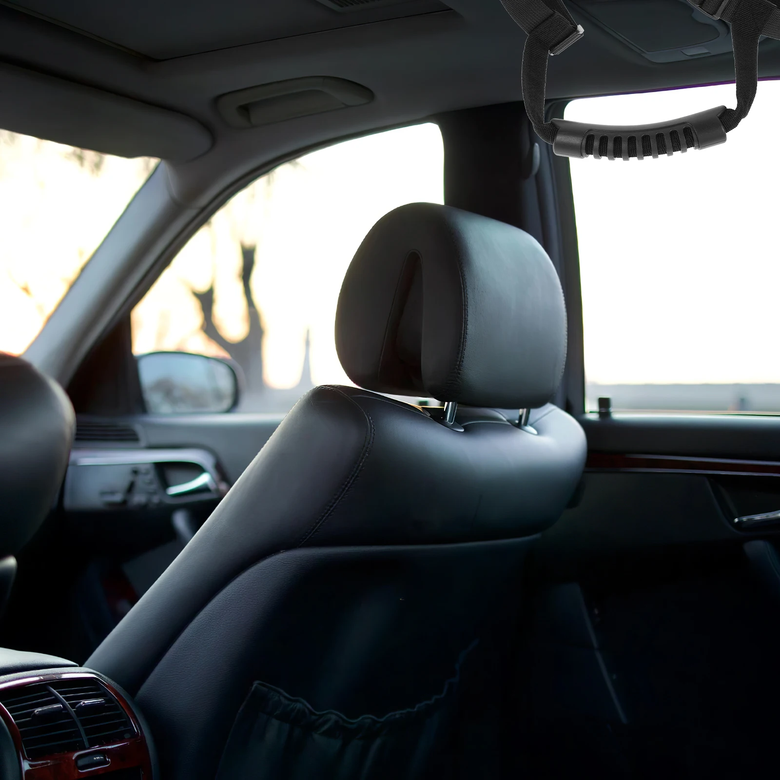 

Car Roof Grab Handle Enhanced Grip Hook Loop Automotive Handle Universal Fit For Vehicle Interior Accessories