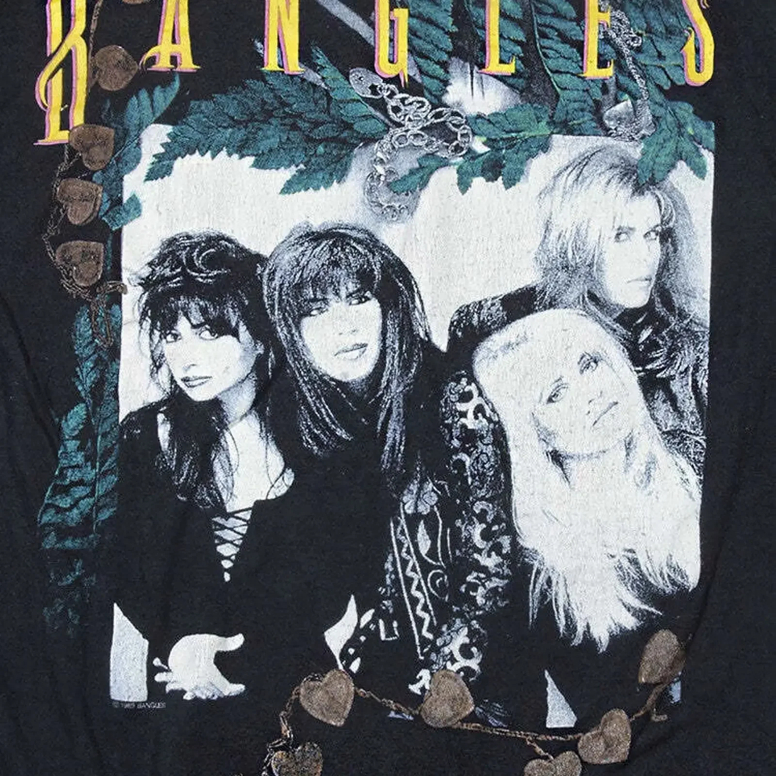 The Bangles Band Everything Tour Concert T Shirt Adult Cotton QX539 vintage Washed Unisex Casual streetwear graphic