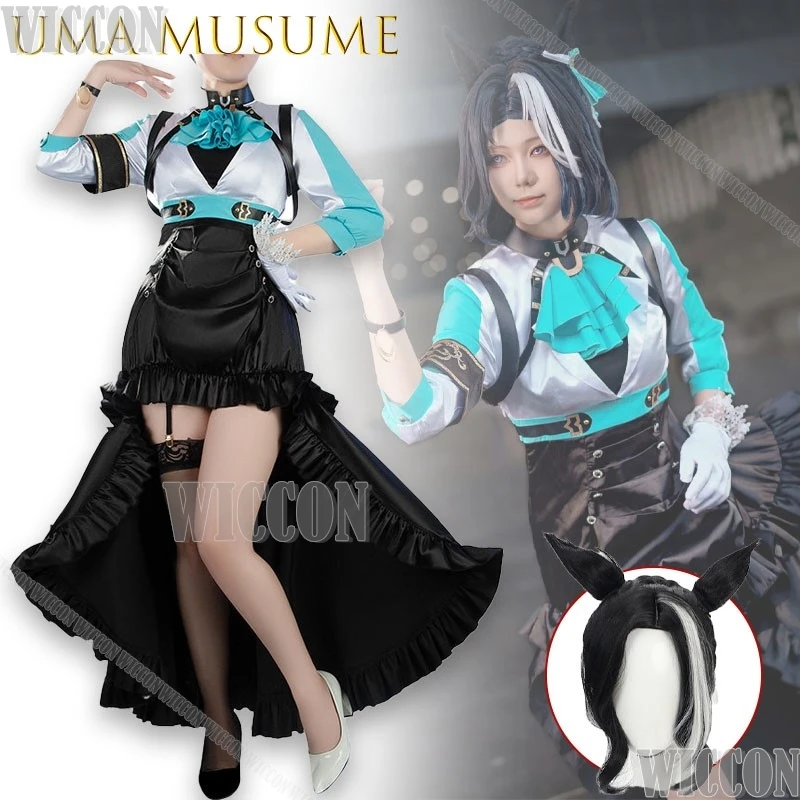Uma musume mebuki takane terno de corrida cosplay traje anime jogo personagem roleplay outfit feminino halloween navidad carnaval