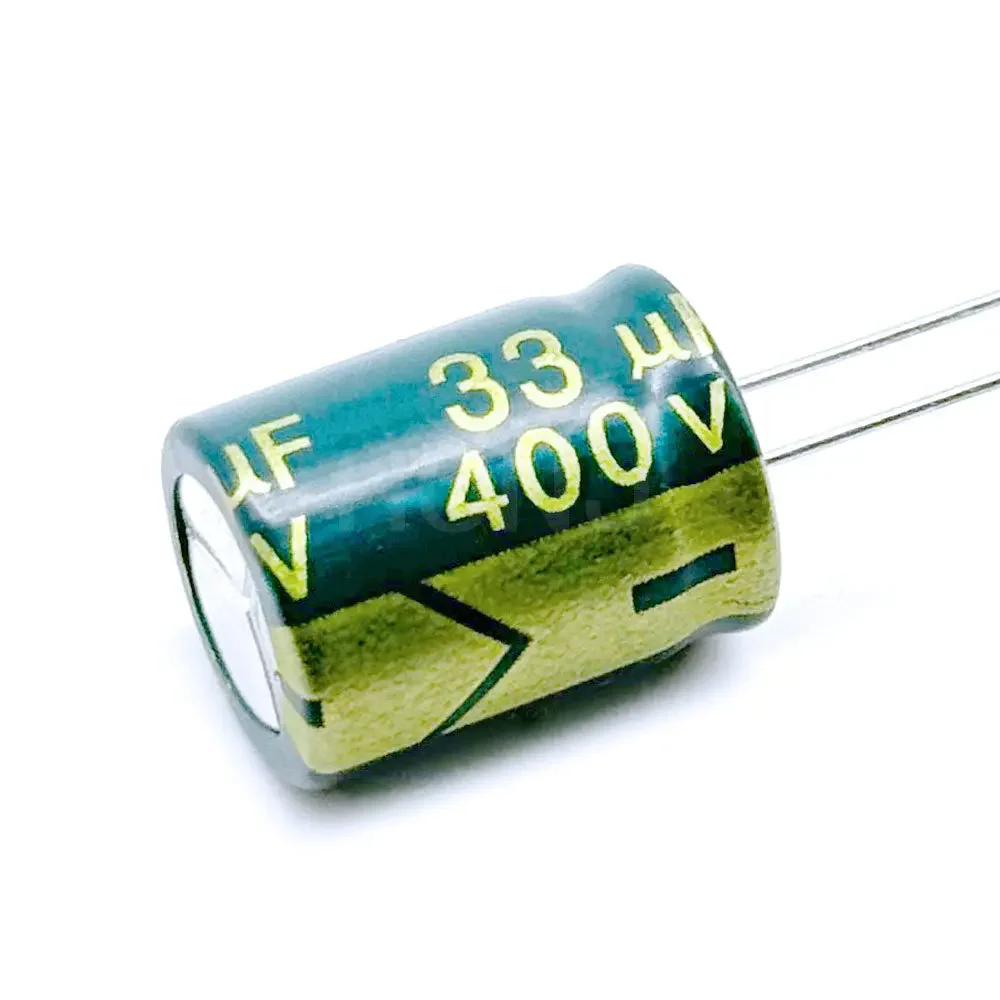 5-10PCS 400V33UF Aluminum Electrolytic Capacitor Original Low Esr/impedance High Frequency Size 13*17 33uf400v 400v33uf 20%