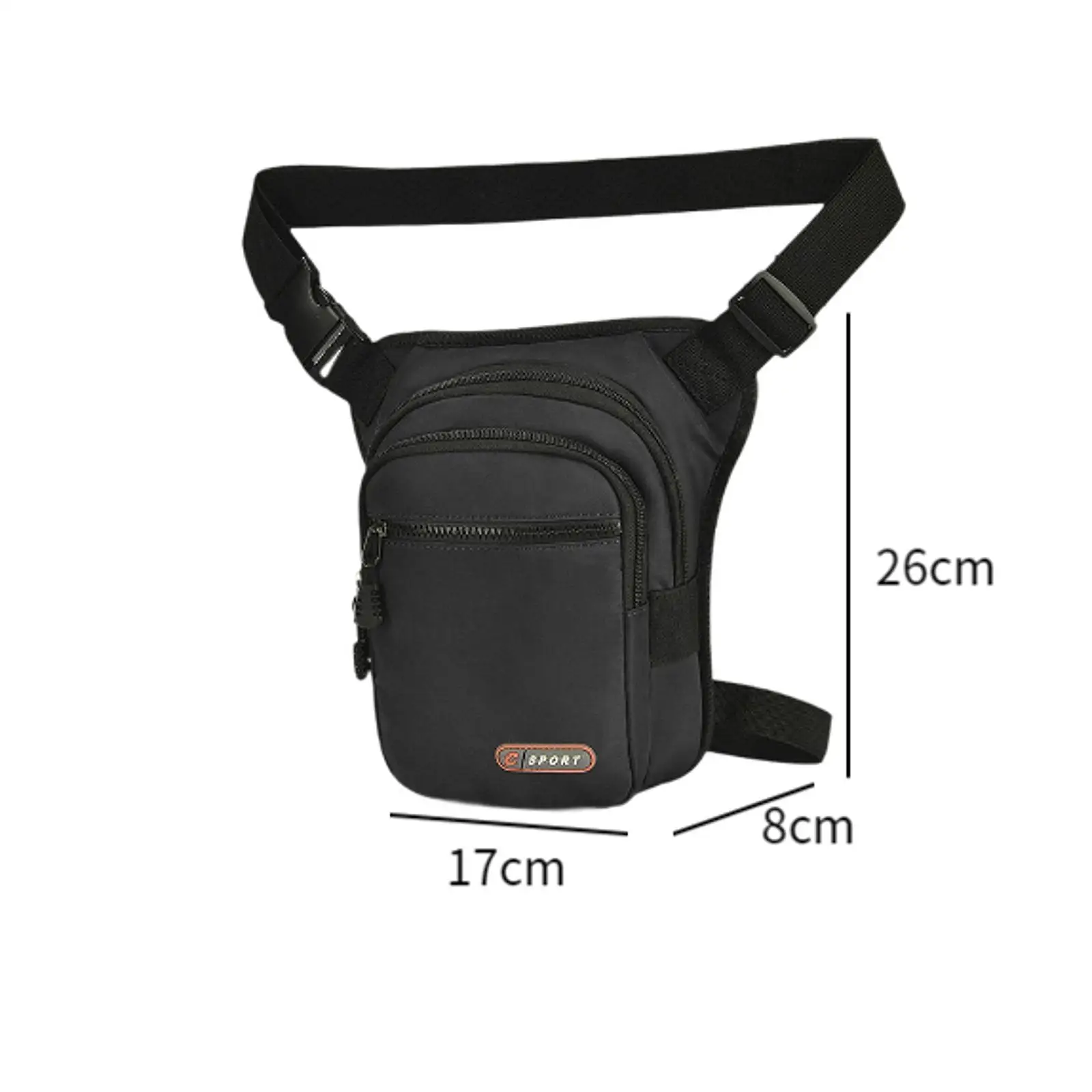 Multifuncional Drop Leg Bag, Lightweight Fanny Pack, Cintura Coxa, Bolsa para viagem de motocicleta Escalada Pesca Caminhada