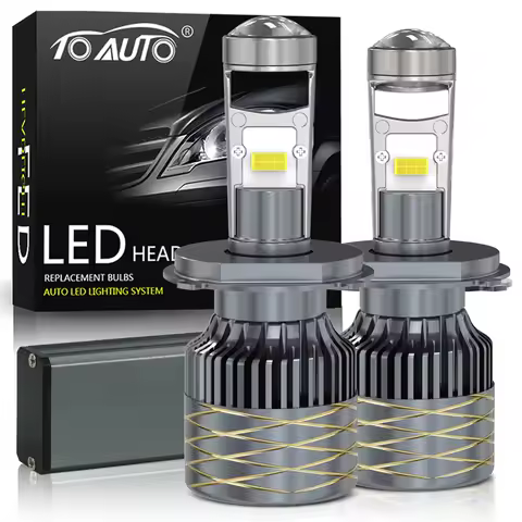 H4 H7 Led Projector Lens H8 H11 9005 HB3 9006 HB4 Car Headlight Bulbs Canbus 30000LM Powerful Mini 12V Auto Lamp 6000K