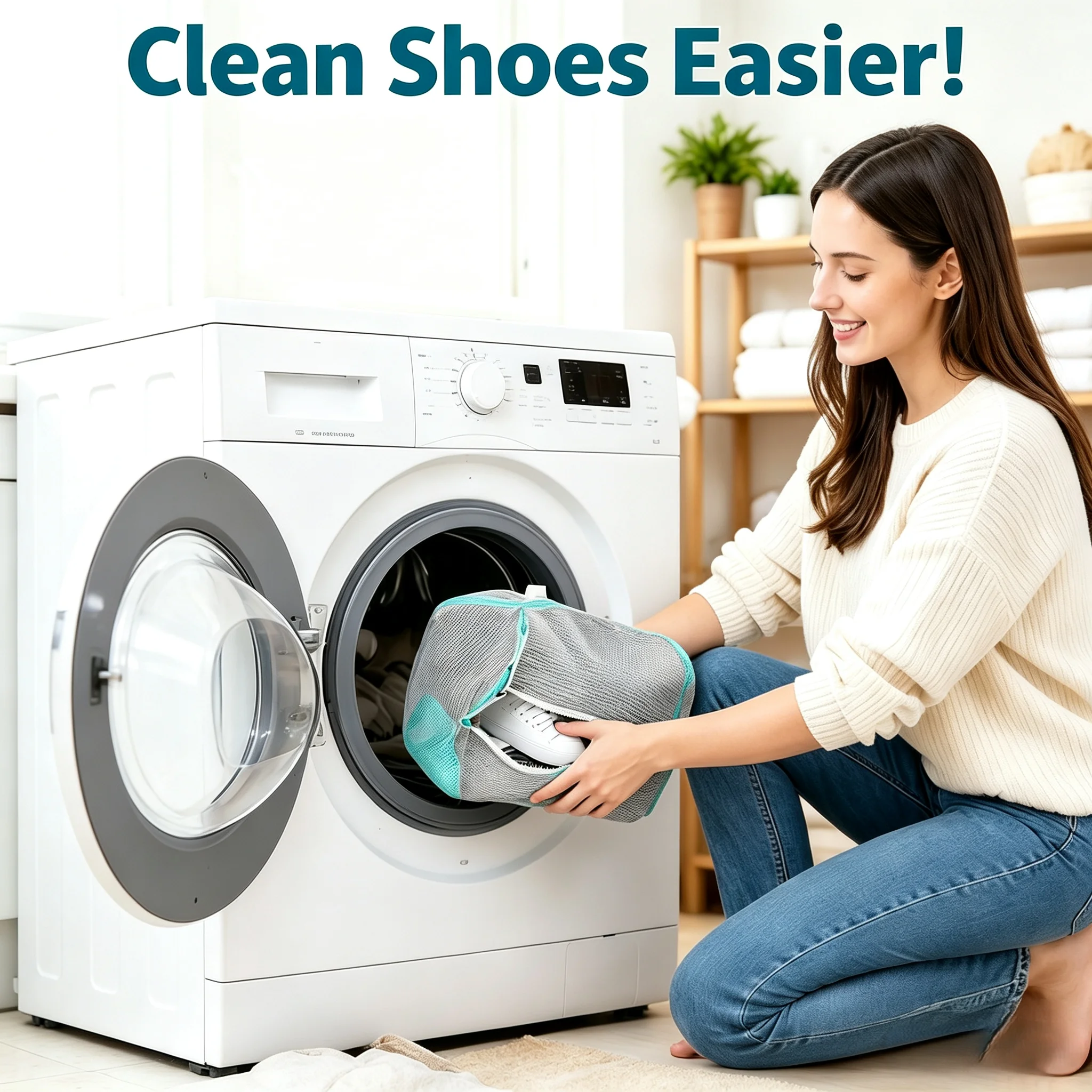 Multi‑use Shoe Laundry Washing Bag Built‑in Microfiber Cleaning Particles Reusable Sneaker Wash Pouch Household Shoe Clean Tool For Washer