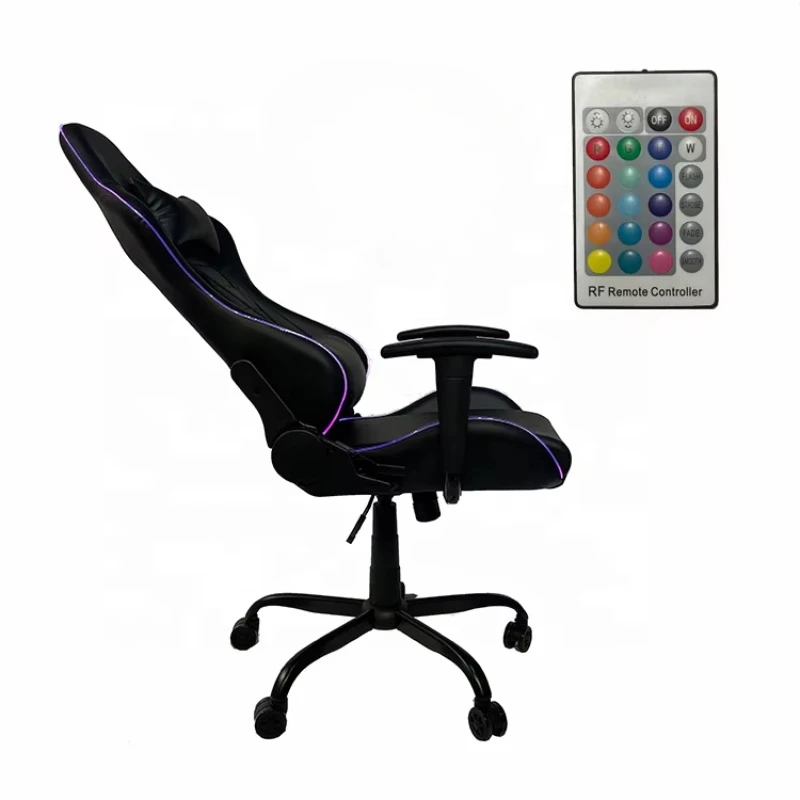 1001 RGB LED Light Race Gaming Seat 220lbs high quality Racing Chair Popular Christmas gift For Game Silla