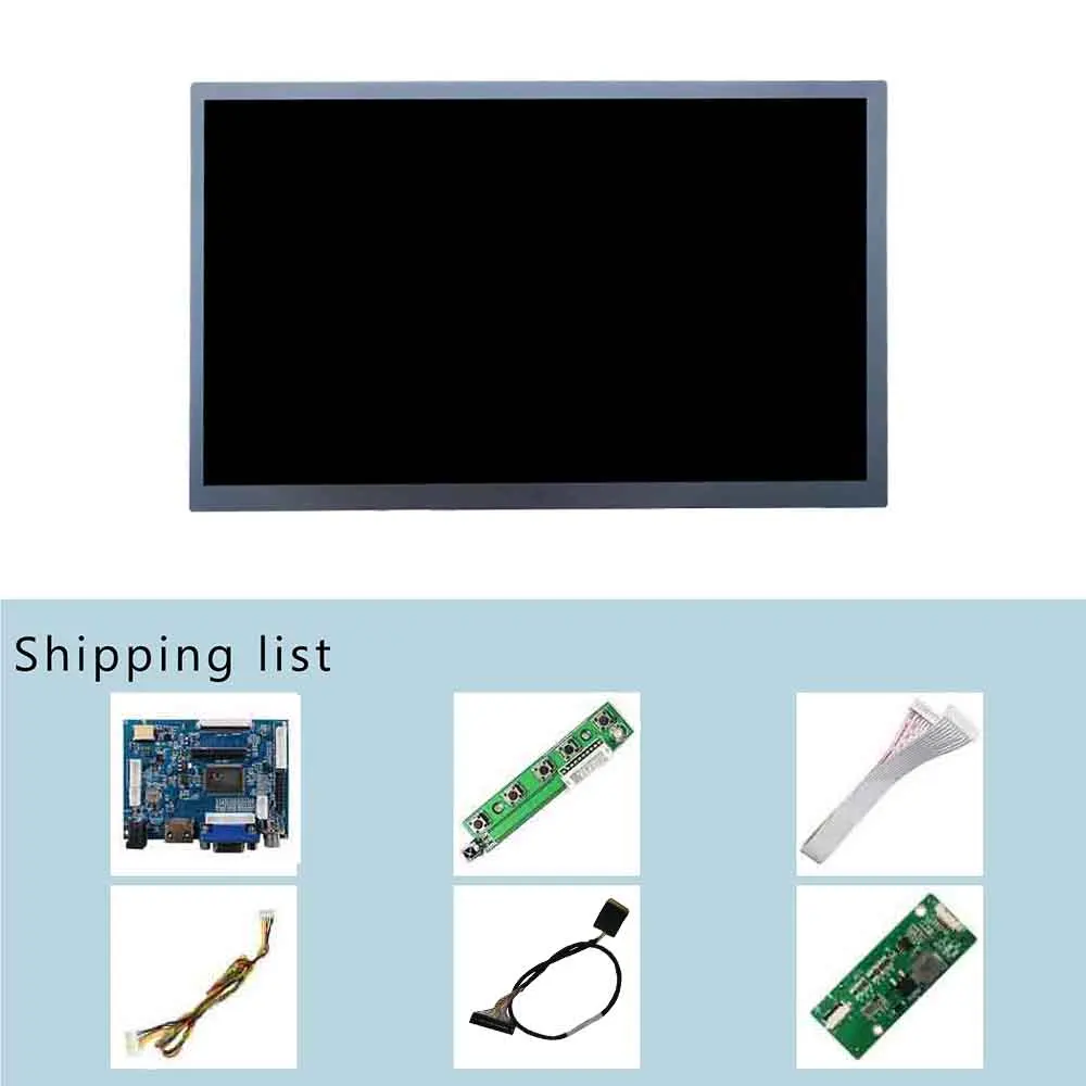 لوحة تحكم صوتية عالية الدقة MI ، DVI ، VGA ، "، t116vdsp03 ، x led ، 1000nit شاشة LCD
