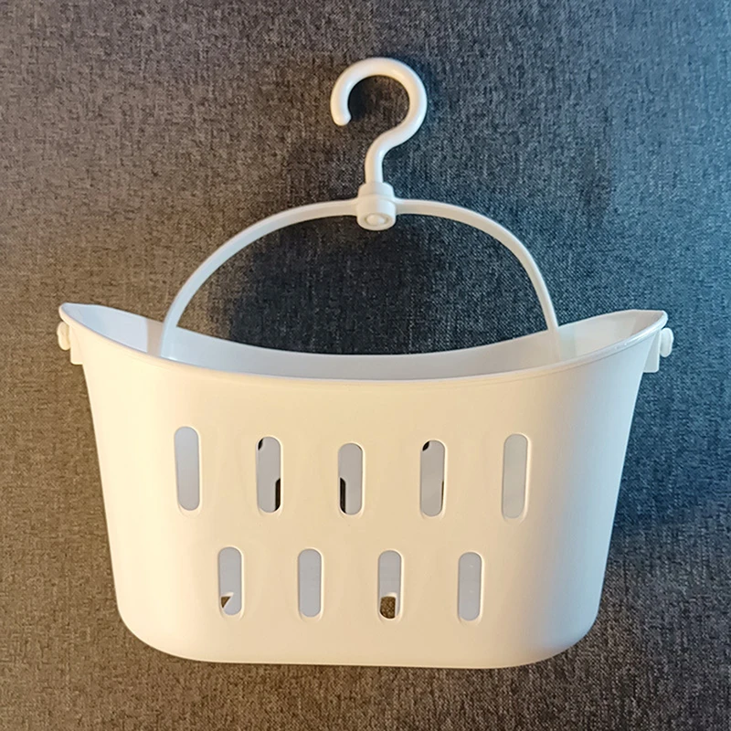 Hanging Shower Toiletry Bath Kitchen Baskets Tub Corner Organizer Dorm Tote Hooks Rack Hangable Storage Basket