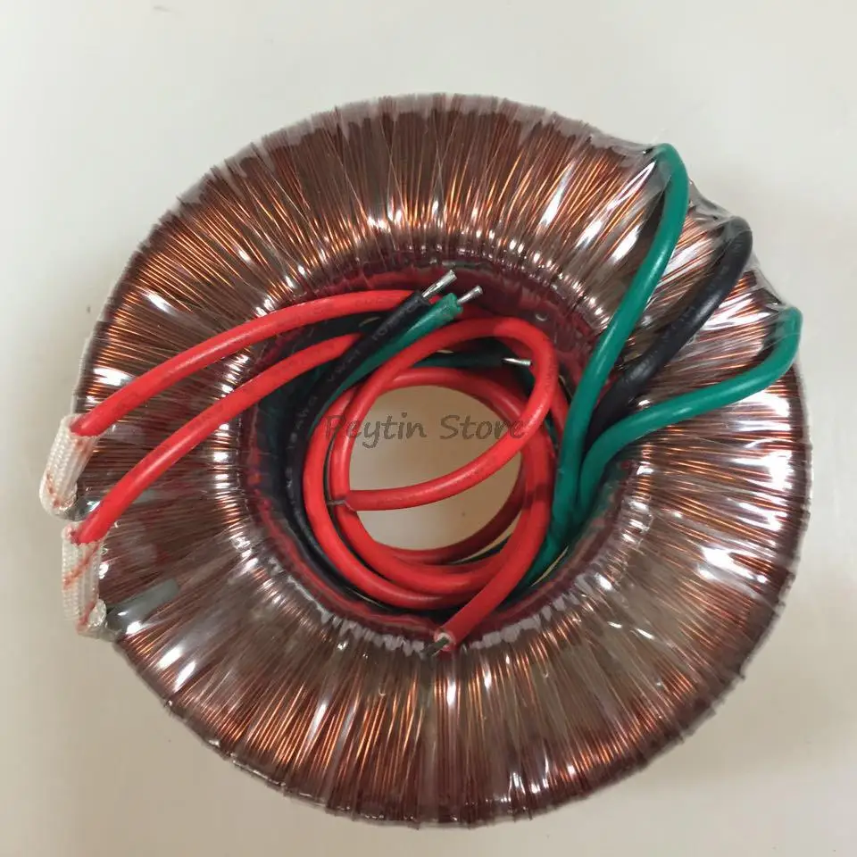 1Pc 50W 50VA Input 220V Output 40V-0-40V Toroidal Transformer 35x45x90mm