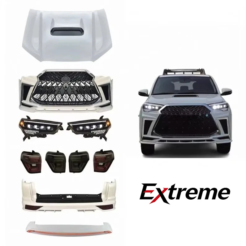 Auto Parts Upgrade Modified Full Body Kit lexus Style Front Rear Body Kit Facelift for TOYOTA 4runner 2010 - 2021 4 Runner