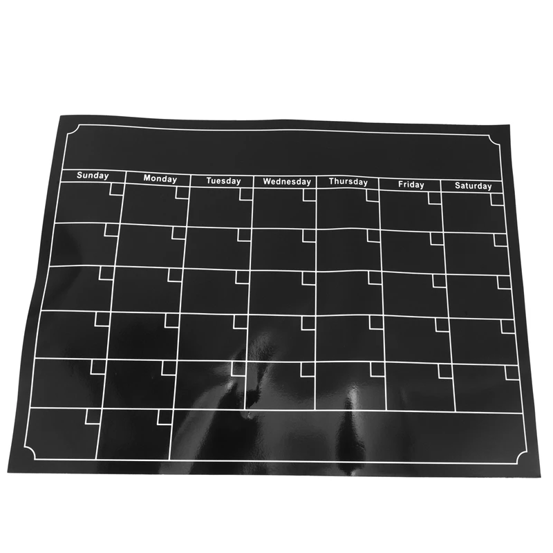 Tableau Blanc Magnétique A3 avec Licence Mensuelle, pour la Cuisine, 03/Flexible, Mémo, Réfrigérateur, Dessin, Calendrier