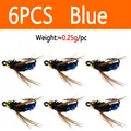6pcs Blue