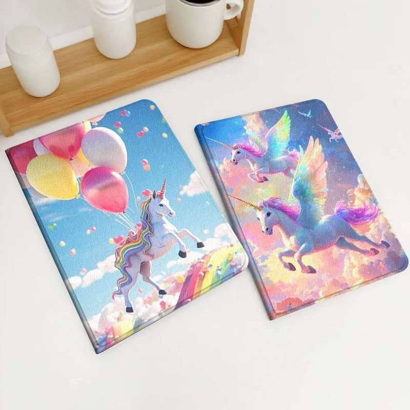 

Cute Horse Rainbow Balloon For Xiaomi Redmi Mi Poco Pad 2 5 6s 7 7s Ultra Pro Max 14 12.4 12.1 inch Soft Tablet Case Gift