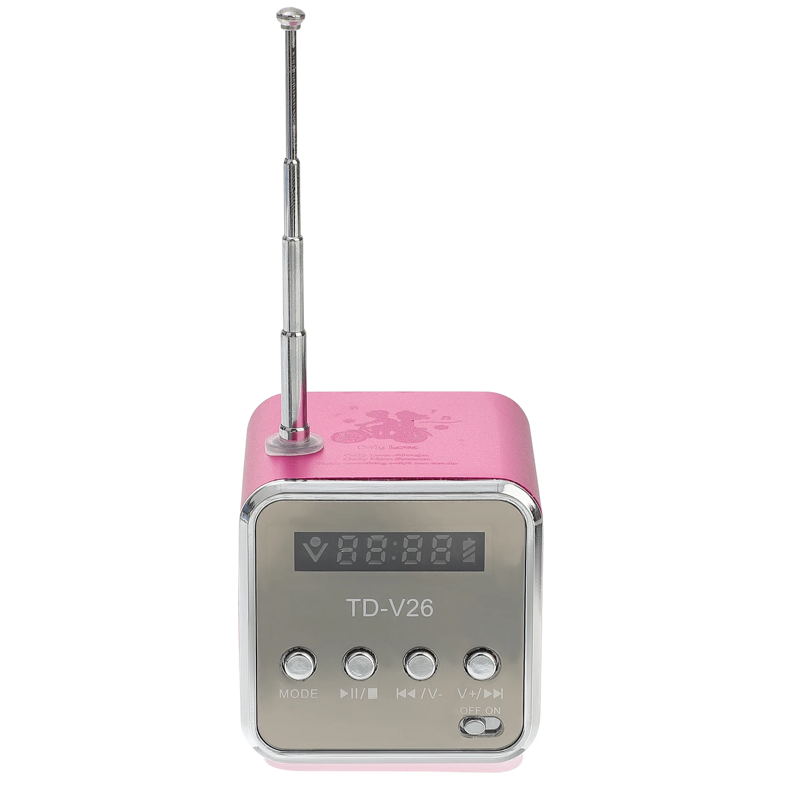 

Portable Mini Digital Speaker Clear Sound MP3 Card 35mm AUX LED Display Rechargeable Mini Speaker