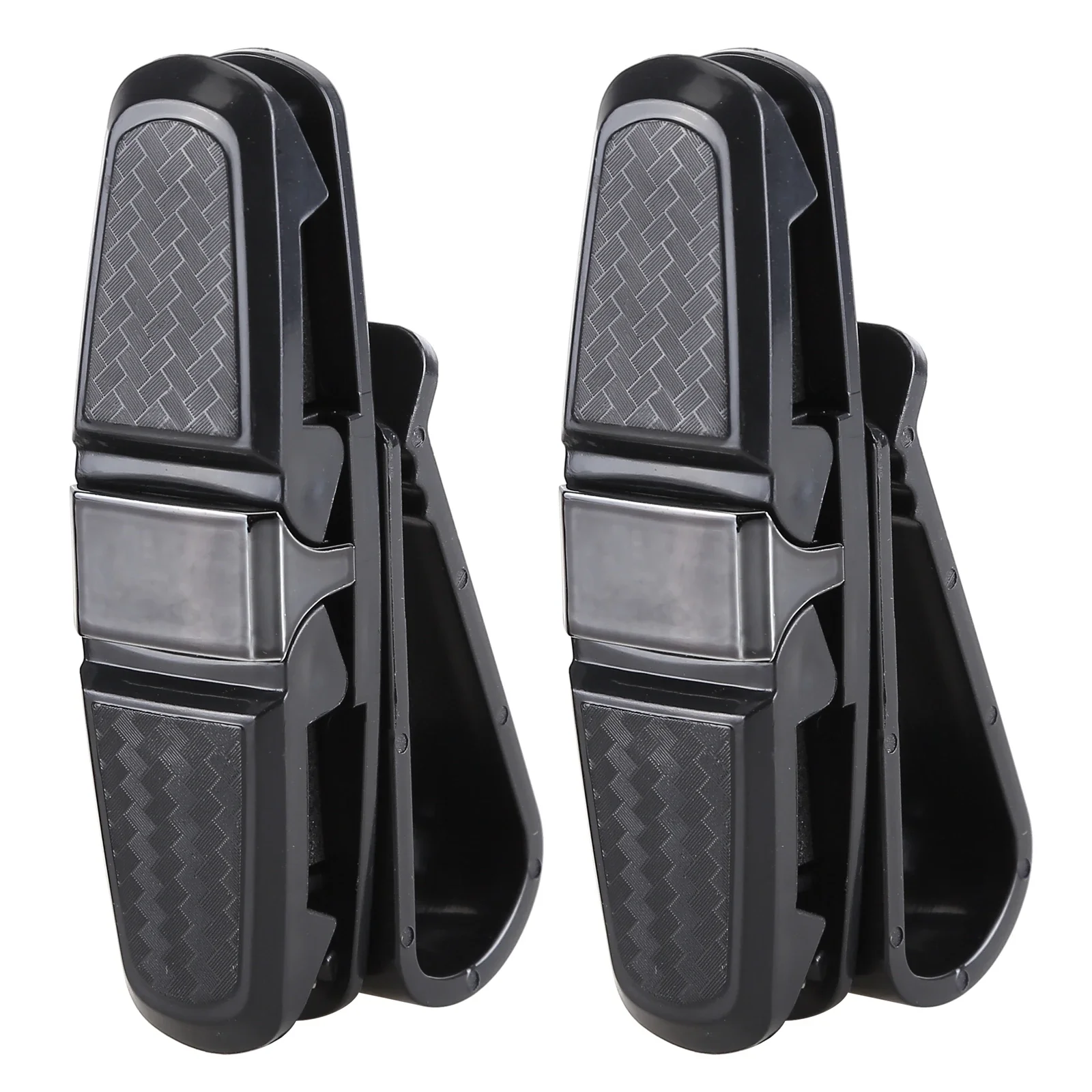 

2 шт. держатели для солнцезащитных очков для автомобиля, солнцезащитный козырек, держатель для хранения карточек для купюр, визитных карточек, универсальные карты для солнцезащитных очков из углеродного волокна H