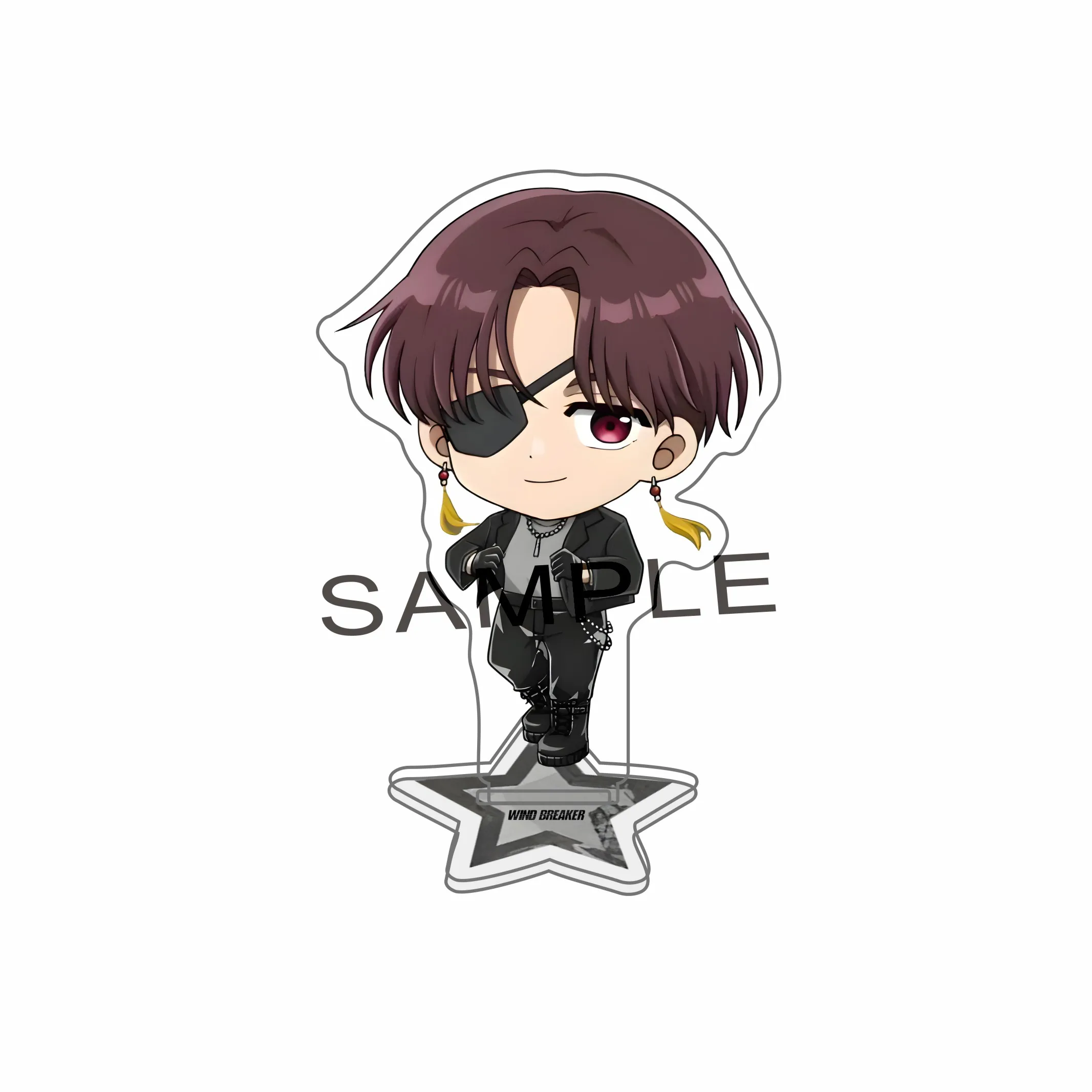 Creativity Anime 10cm WIND BREAKER Acrylic Keychain Room Decor Figure Stand Model Tabletop Decoration Trendy Birthday Gift