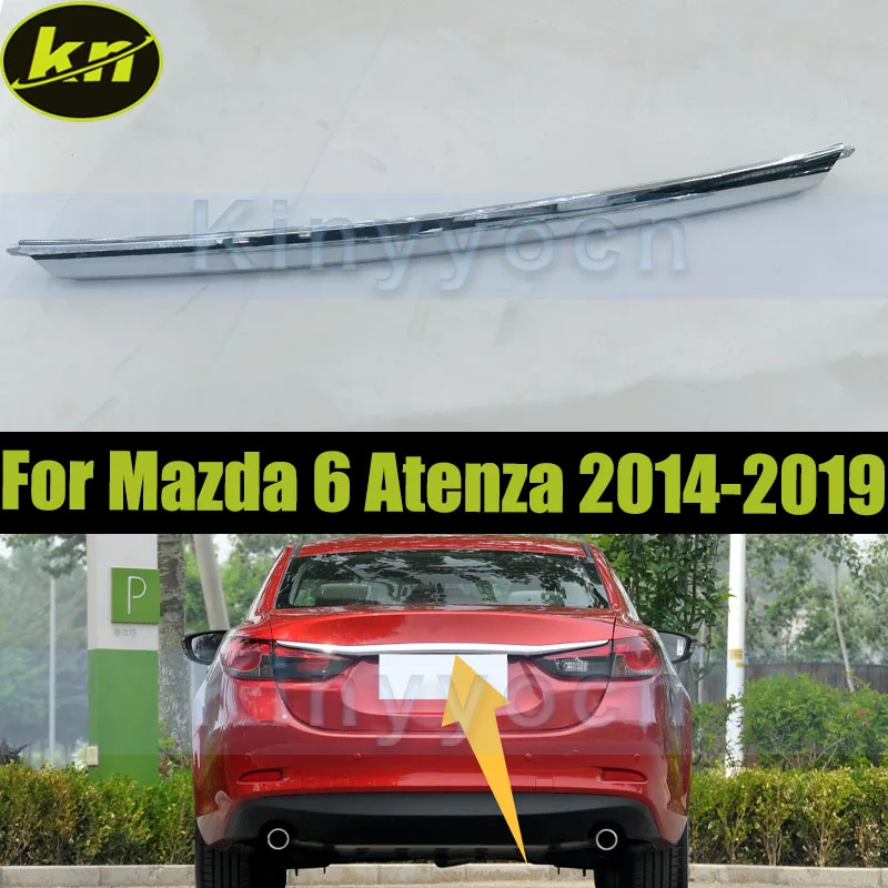 Car Rear Trunk Tailgate Boot Trim Cover Replacement For Mazda 6 Atenza 2014 2015 2016 2017 2018 2019