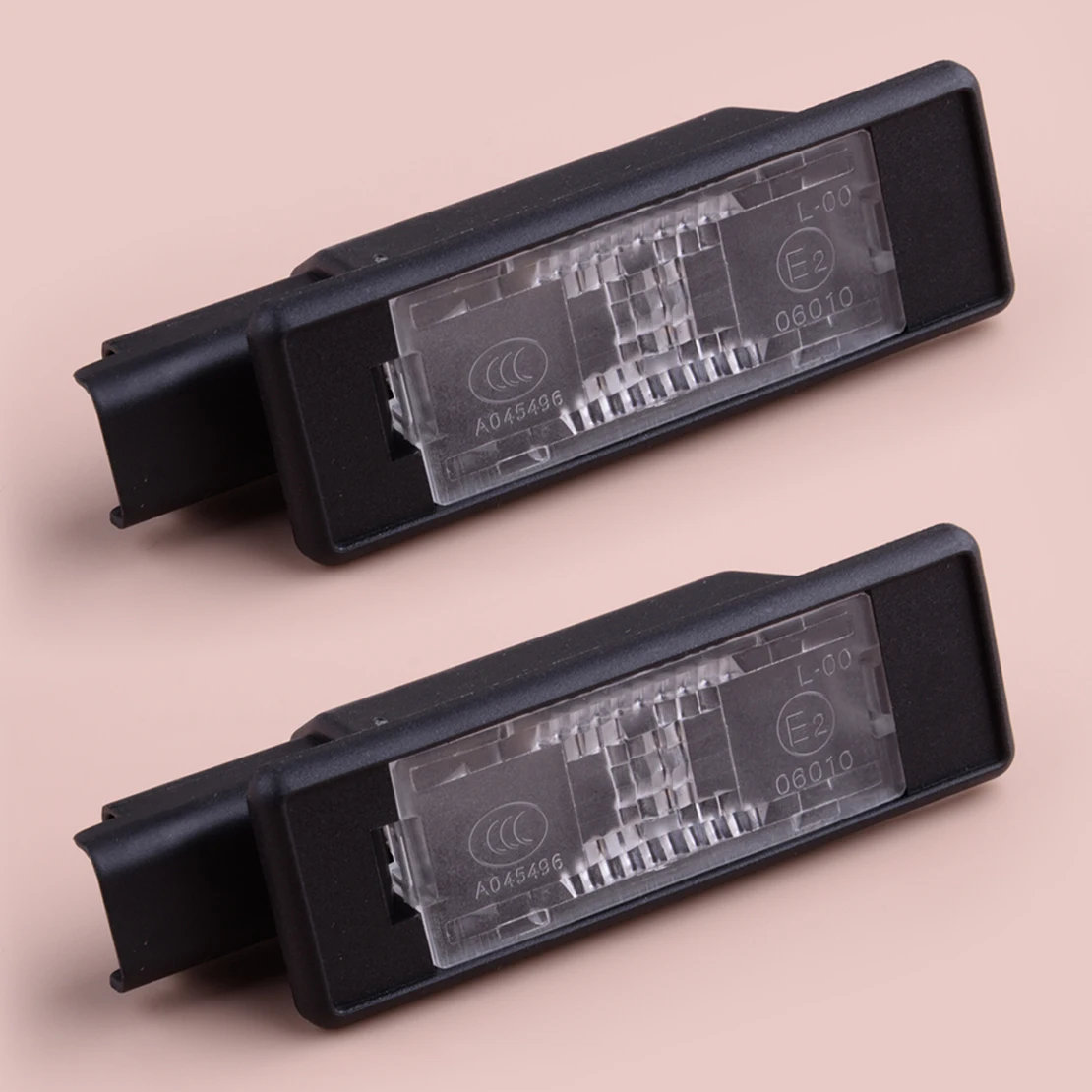 2 Piezas 6340F0 Luz Trasera para Matrícula 12V Compatible con Peugeot 106 1007 207 307 308 3008 406 407 508 607 Citroen C2 C3 C4 C6