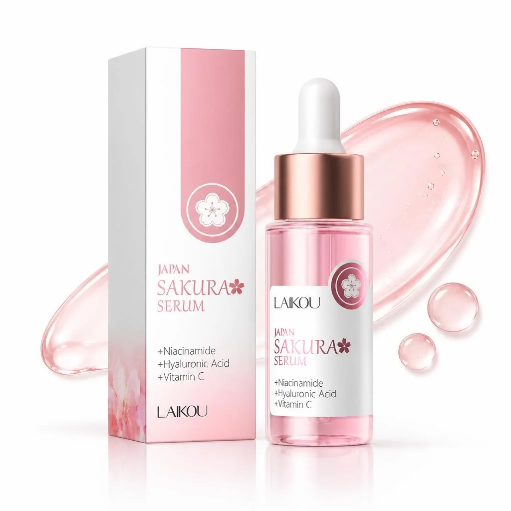 Niacinamide Pore Shrinking Essence - Sakura Facial Serum Niacinamide Hyaluronic Acid