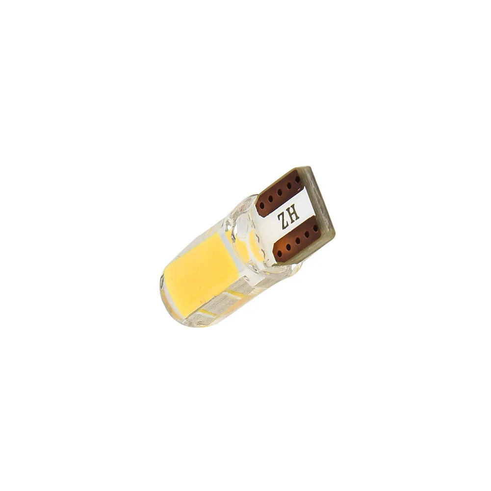 Amber, COB LED Car Canbus Silica Width Light Bulb, 360 Degree Beam Angle, Built in Resistors, Faster On/Off Response