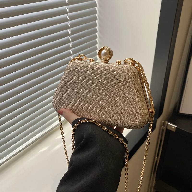 

PU CHAINS New Fashion Crossbody Bags Sewing Zipper Temperament 2025 Hot Sale Bags for Women Luxurious Bling Top-Handle Bags