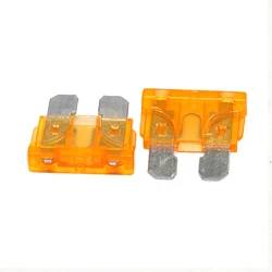 100pcs 5 Amp Auto Car Truck Standard Blade Fuse 5A 32V Fast Acting ATC Blade Fuse Car Boat Truck SUV Automotive Replacement