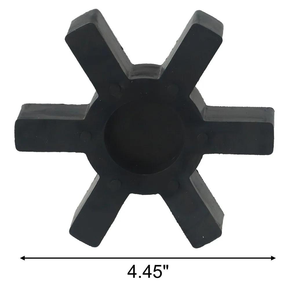 2PCS Black Rubber Center Insert For L190 L-Jaw Coupling Flexible Buffer Pad 113mm Industrial Machinery Power Transmission