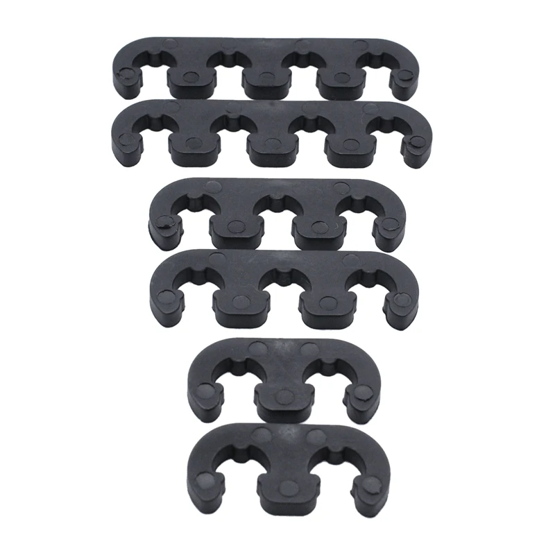 7Mm 8Mm Plastic Spark Plug Wire Separators Dividers Looms Universal Black Separators Dividers For Ford Chevy