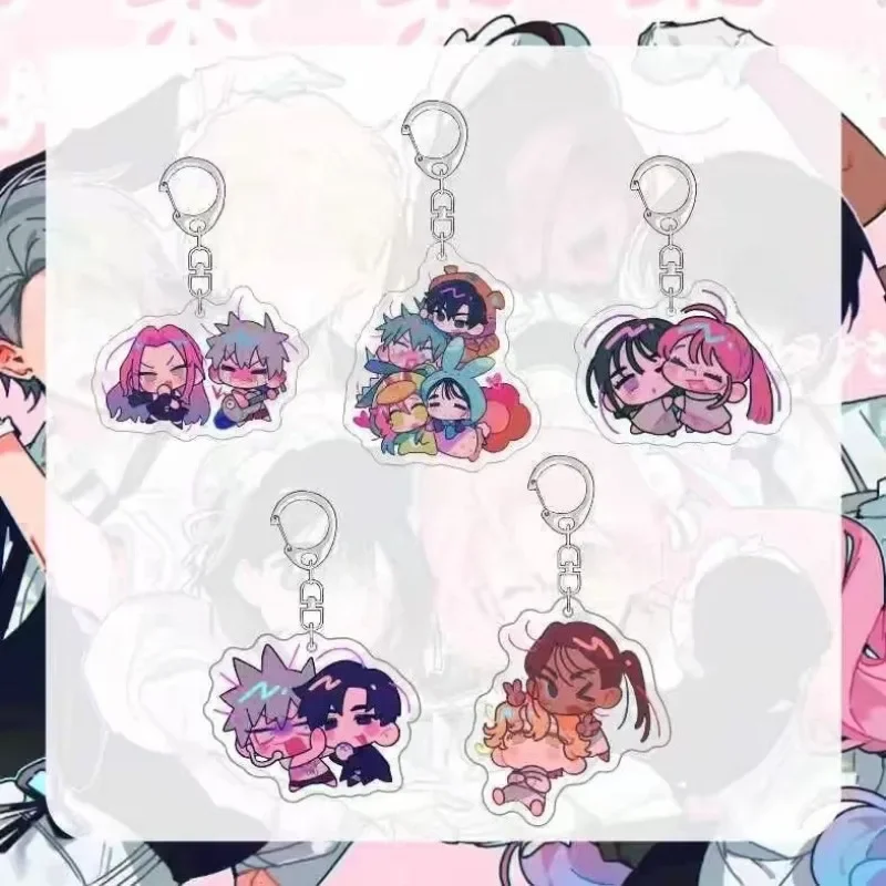 

Anime Alien Stagee Keychain Cute Q-version Till Ivan Character Bag Charm Decor for Boys Girls Birthday Gifts Cosplay Accessories