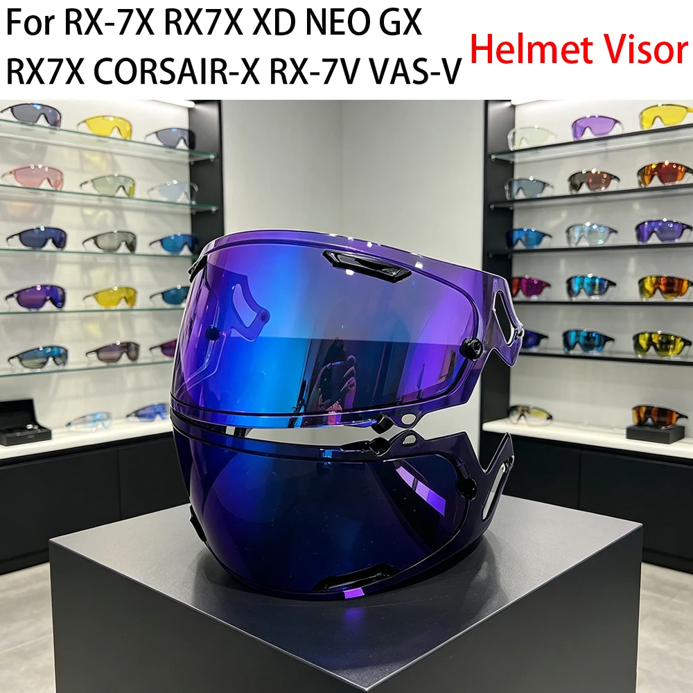 For RX-7X RX7X XD NEO GX RX7X CORSAIR-X RX-7V VAS-V Helmet Visor Replacement Lens Helmet Visor For Arai