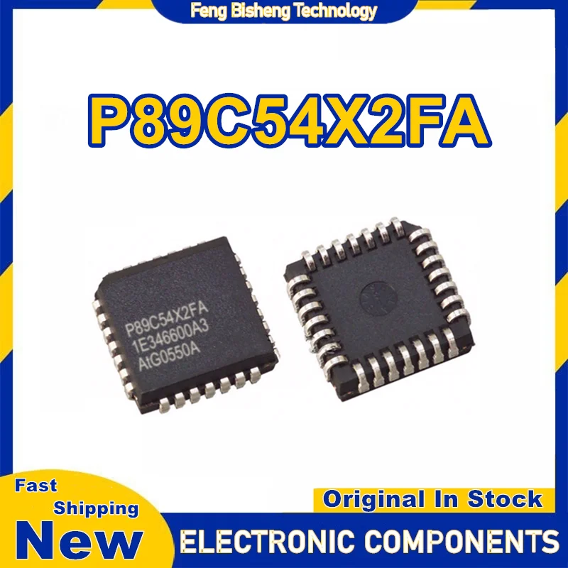 

5PCS P89C54X2FA P89C54X2BA P89C54X28A PLCC44 IC chipset New in stock
