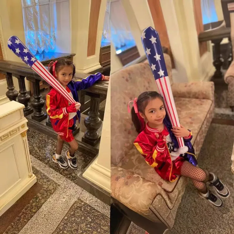 Moive Suicide Squad Harley Quinn Cosplay Costume Halloween Costume Girl Carniva  Party Role Play Leather Jacket with Wig Gloves