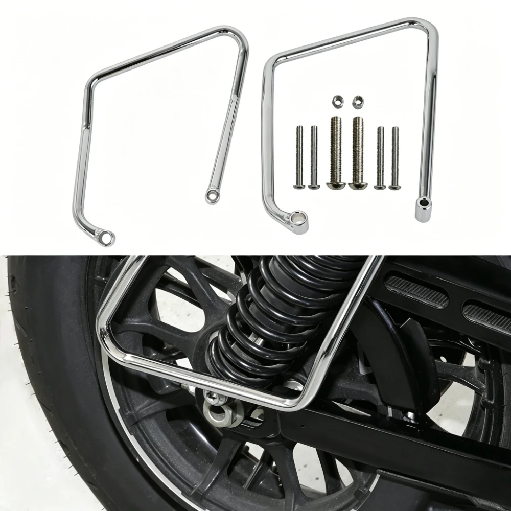 

Saddlebag Support Brackets For Harley Sportster XL 883 1200 2000-2022 Iron 48 72 SuperLow Custom XR1200 Motorcycle