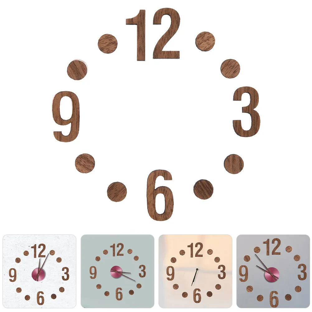 Clock Components Kit Numerals Number Parts Dial Replacement Numbers Making Accessories