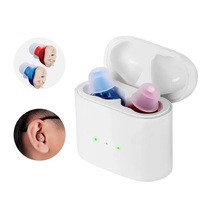 Rechargeable Hearing Aids Wireless Sound Amplifier ITE Mini Invisible Elderly Hearing Aid Headphones Deaf The Listening Device