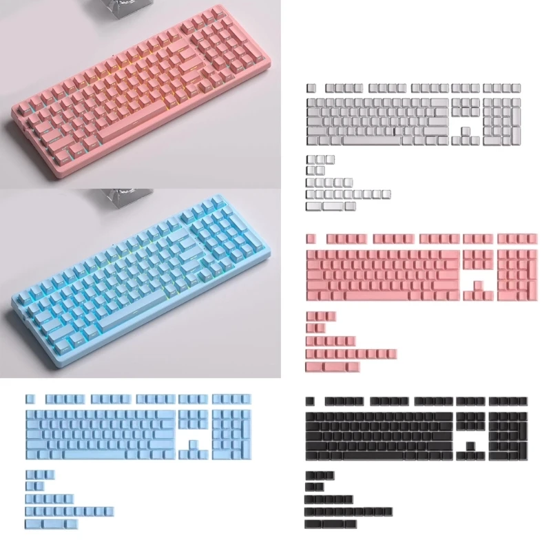 OEM-Profil-Tastenkappen Machanical Throught Side Print Keycap Set Thick PBT Dropship