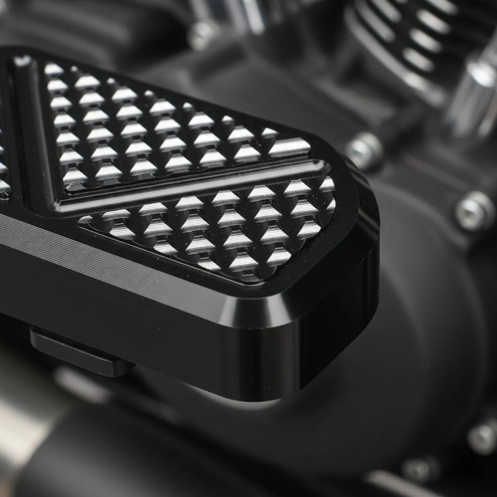 Rear Brake Pedal Extension Pad Machined Motorcycle Brake Pedal Extension Larger Support Surface Aluminum