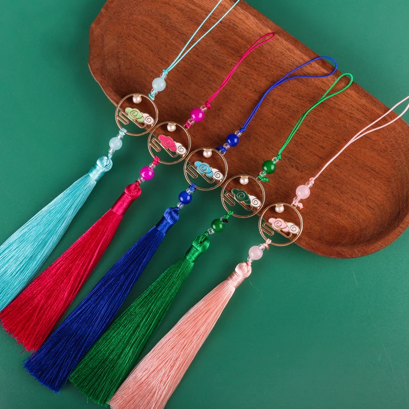 2pcs 23cm Fringe Pendant Tassel Phone Key Chain Tassel for Pendant Crafts Tassel DIY Sewing Clothing Pendant Decor Accessories