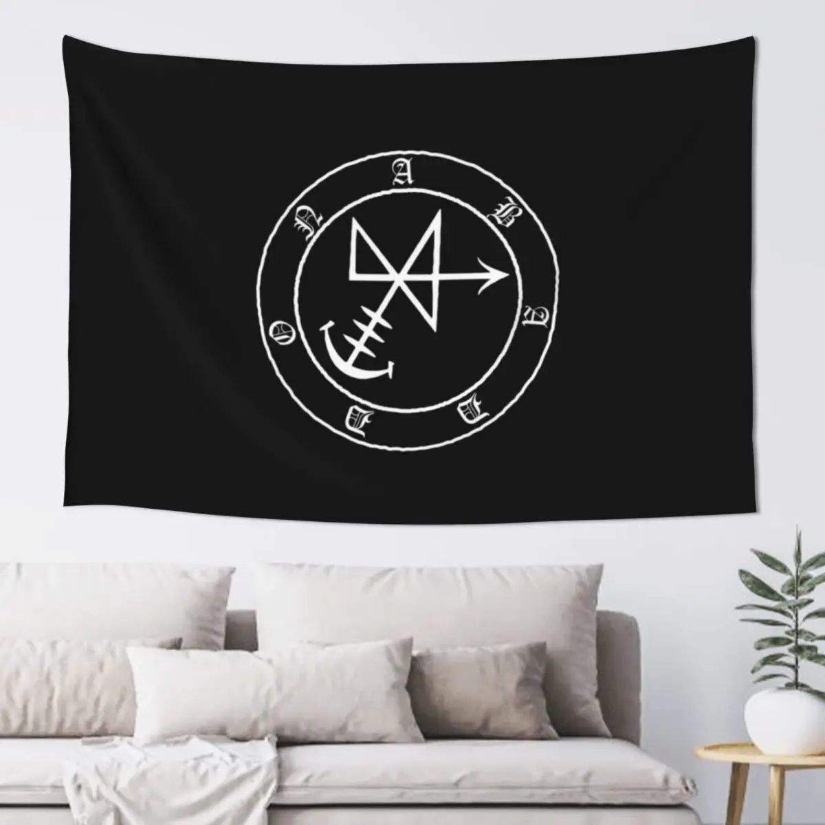 

Sigil of Abaddon Talisman Demon Circle Tapestry Carpet Wall Carpet On The Wall Anime Decor Tapestry