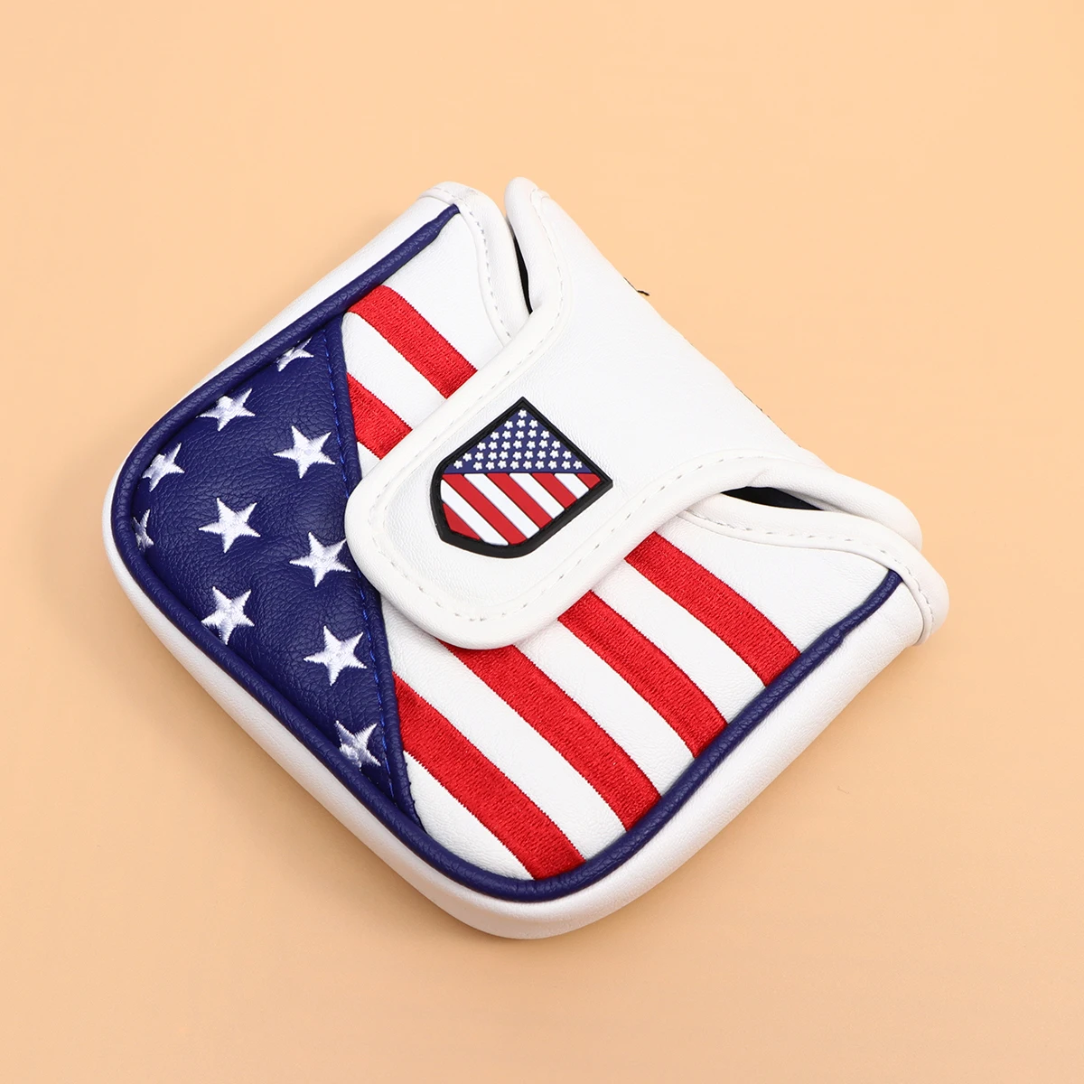 

Premium Pu Mallet Putter Covers Usa Flag Style Square Golf
