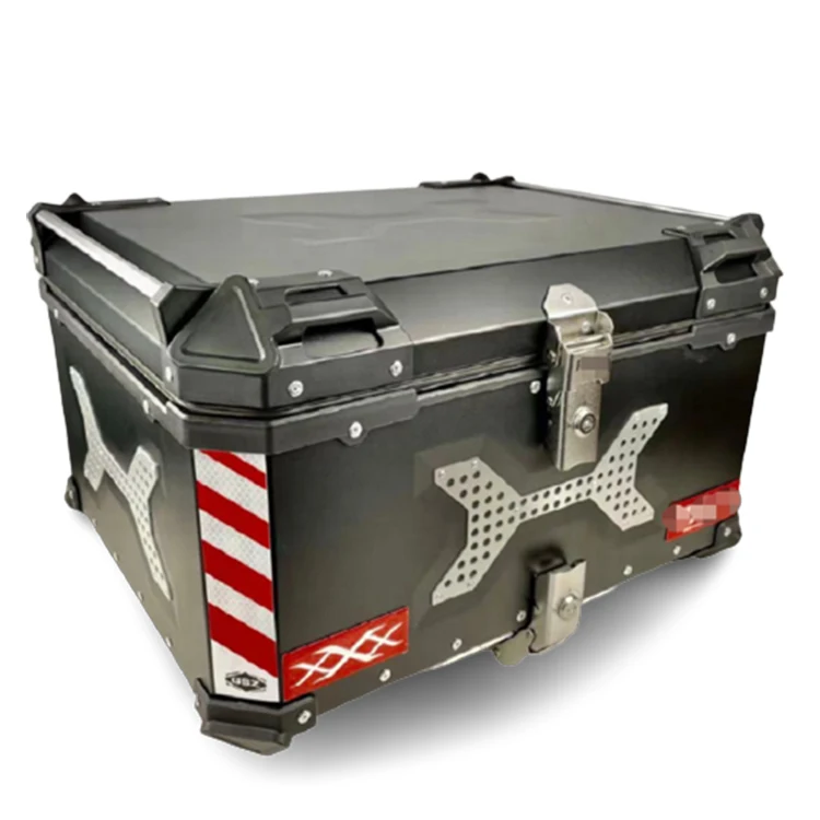 

Factory Hot Selling F2-MOTO 65L Waterproof Top Box Motorcycle case Aluminum Alloy Top case Tail Box Motorcycles